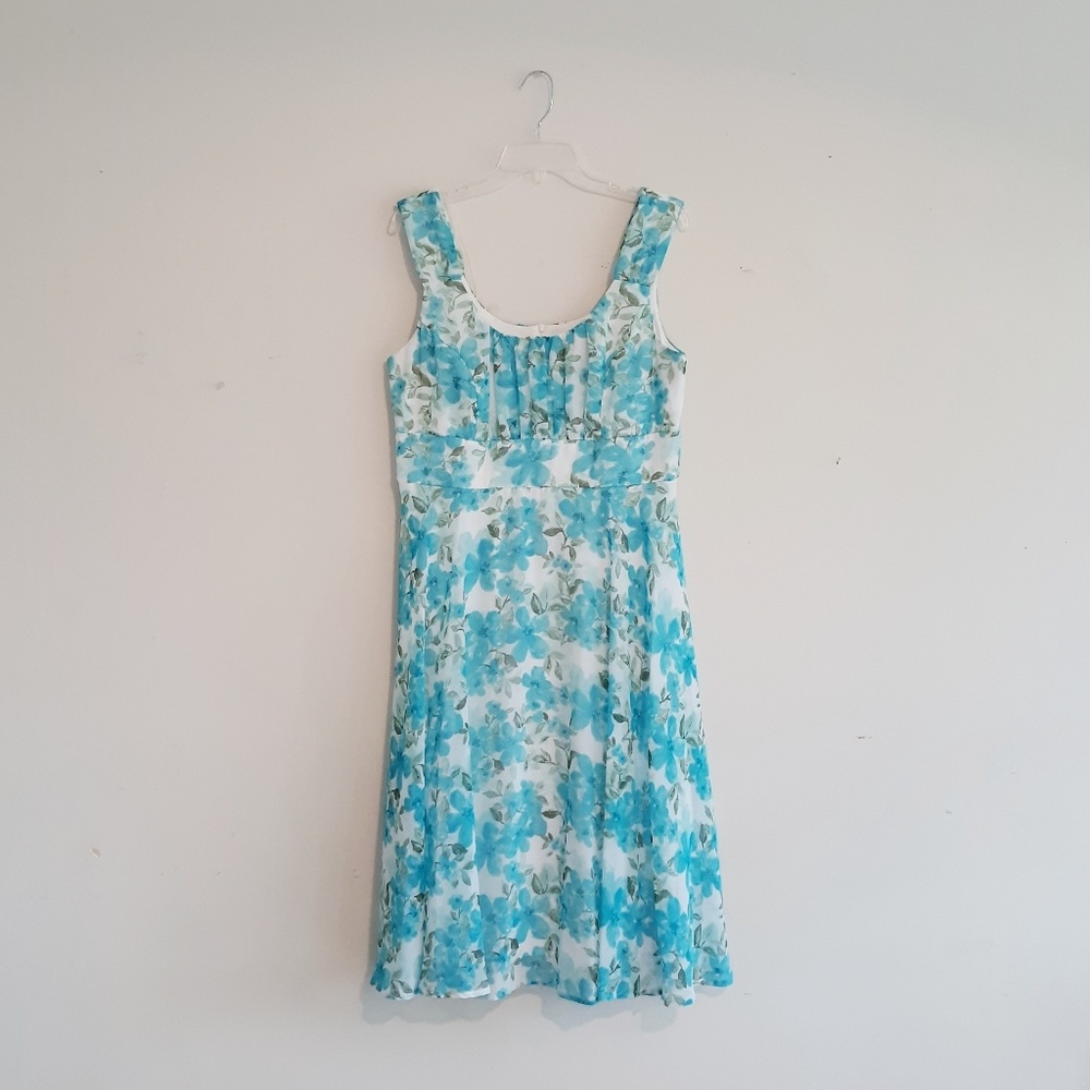 PLUS Floral Midi Dress